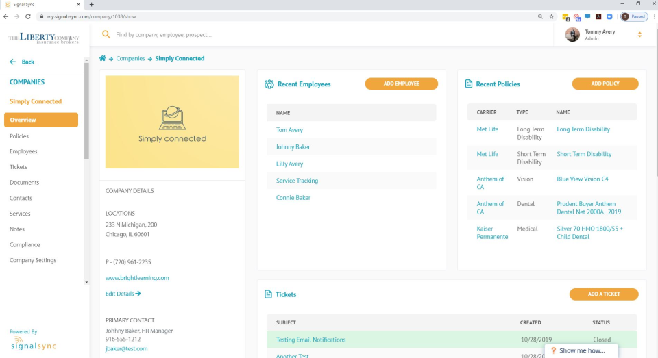 screenshot of Agency Engine